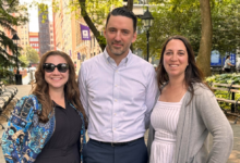 Left to right: Holly Halmo, John Burdick and Marni Passer Vassallo. Picture: HEDx