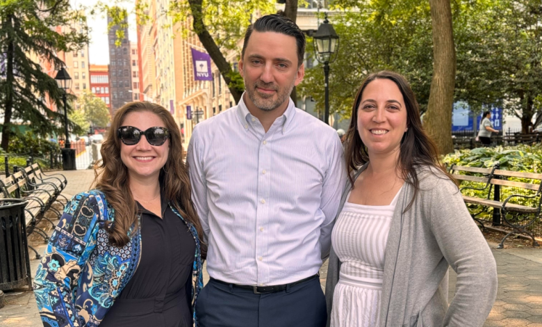 Left to right: Holly Halmo, John Burdick and Marni Passer Vassallo. Picture: HEDx
