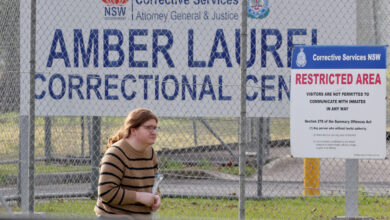 SYDNEY, AUSTRALIA - NewsWire Photos JUNE 27, 2025: Alleged Hacker Birdie Kingston pictured as she leaves Amber Laurel Correctional Centre in Emu Plains. An alleged hacker accused of ransoming gigabytes of data stolen from Western Sydney University is released on bail. Picture: NewsWire / Damian Shaw