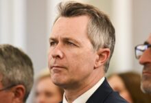 Jason Clare said the government should wait for more information before acting on campus antisemitism. Picture: Martin Ollman