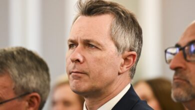 Jason Clare said the government should wait for more information before acting on campus antisemitism. Picture: Martin Ollman