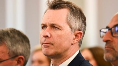 Jason Clare said the government should wait for more information before acting on campus antisemitism. Picture: Martin Ollman