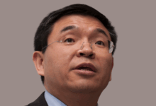 Professor Lu thanked staff for contributing to the change proposal process. Picture: John Pryke
