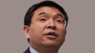Professor Lu thanked staff for contributing to the change proposal process. Picture: John Pryke