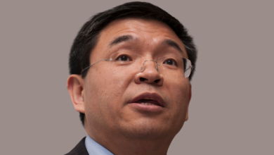 Professor Lu thanked staff for contributing to the change proposal process. Picture: John Pryke