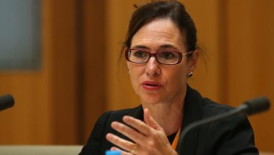 Vicki Thomson appears at an earlier Parliamentary inqury. Picture: Kym Smith