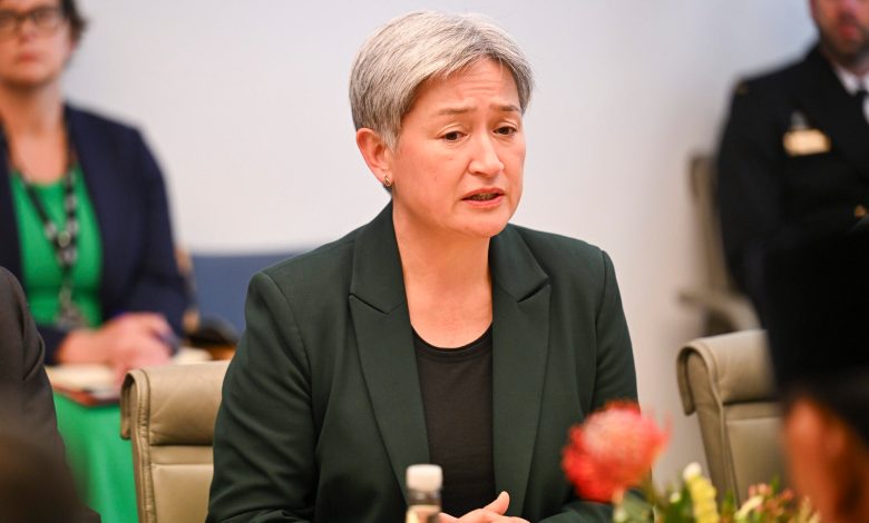 Foreign Minister Penny Wong has accepted 23 recommendations to streamline a scheme to prevent foreign interference. Picture: Martin Ollman