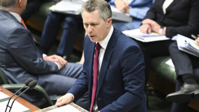 Jason Clare said TEQSA can only act either as a sledgehammer or a feather. Picture: Martin Ollman