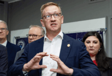 Assistant Minister for Citizenship, Multicultural Affairs and International Education Julian Hill was promoted by Prime Minister Anthony Albanese after the May election. Picture: Jason Edwards