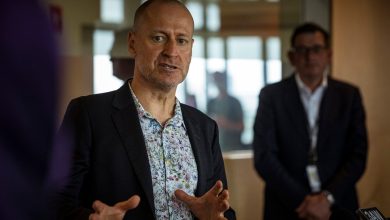 CSIRO CEO Doug Hilton said the cuts will ensure a sharpened research focus. Picture: Chris Hopkins