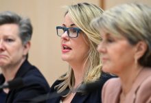 CANBERRA, AUSTRALIA - NewsWire Photos - October 10, 2025: Australian National University Interim vice chancellor Rebekah Brown appears at the Supplementary Budget Estimates 2025Ã¢â¬â26 Senate Education and Employment Legislation at Parliament House in Canberra. Picture: NewsWire / Martin Ollman
