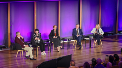 The panel at HEDx in November. Picture: HEDx.