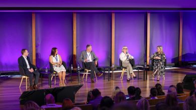 The panel at a HEDx conference. Picture: HEDx.