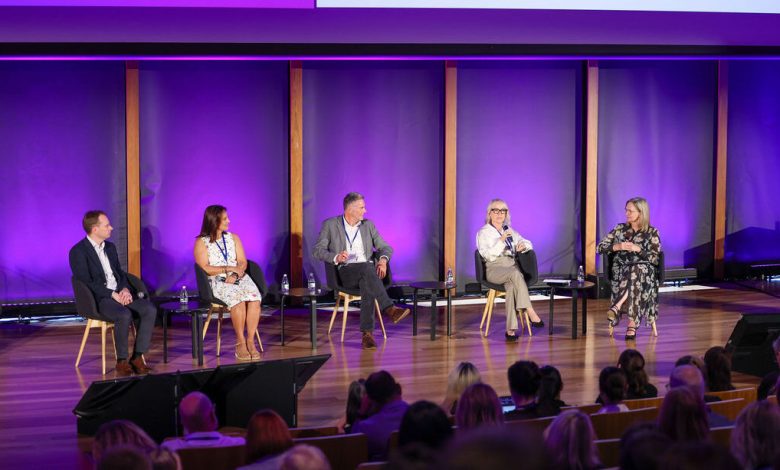 The panel at a HEDx conference. Picture: HEDx.