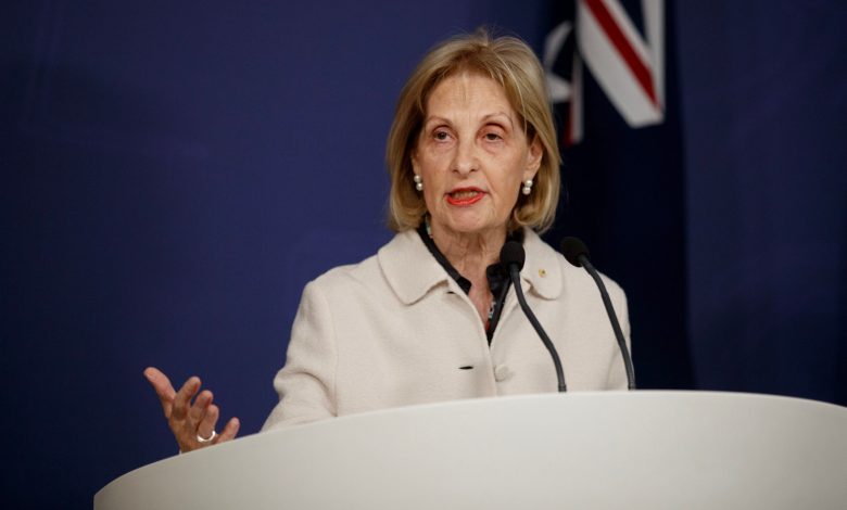 SYDNEY, AUSTRALIA - NewsWire Photos JULY 10, 2025: Special Envoy to Combat Antisemitism, Jillian Segal during a press conference on Thursday. Picture: NewsWire / Nikki Short