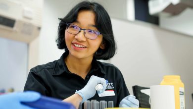An RMIT student in the earn and learn program. Picture: RMIT.
