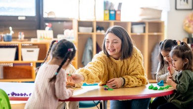 Early childhood educators can be fast-tracked through degrees at UC. Picture: iStock/FatCamera.